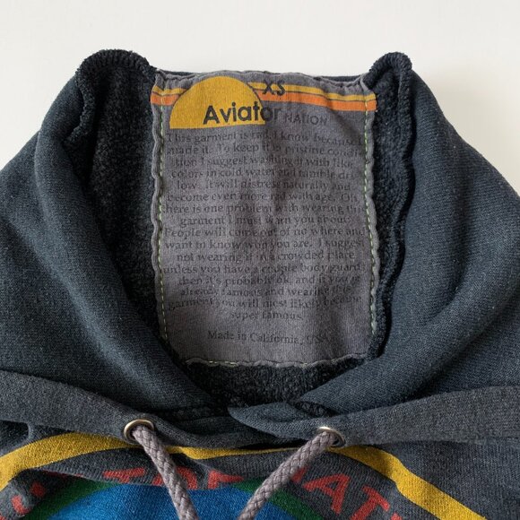 Aviator Nation Multicolor Graphic Hoodie - Picture 9 of 13